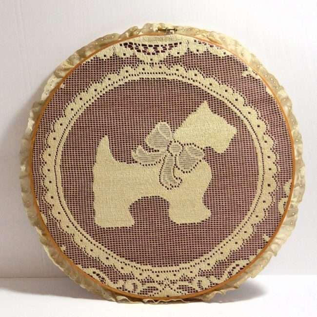 Hand Crocheted Scottish Terrier Dog Doily – A Dogs Tale Collectibles