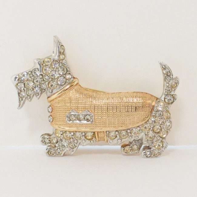Sterling Silver Scottish Terrier (Scottie Dog) Brooch Pin - .925 Silver Jewelry Gift In Presentation Box - View #5