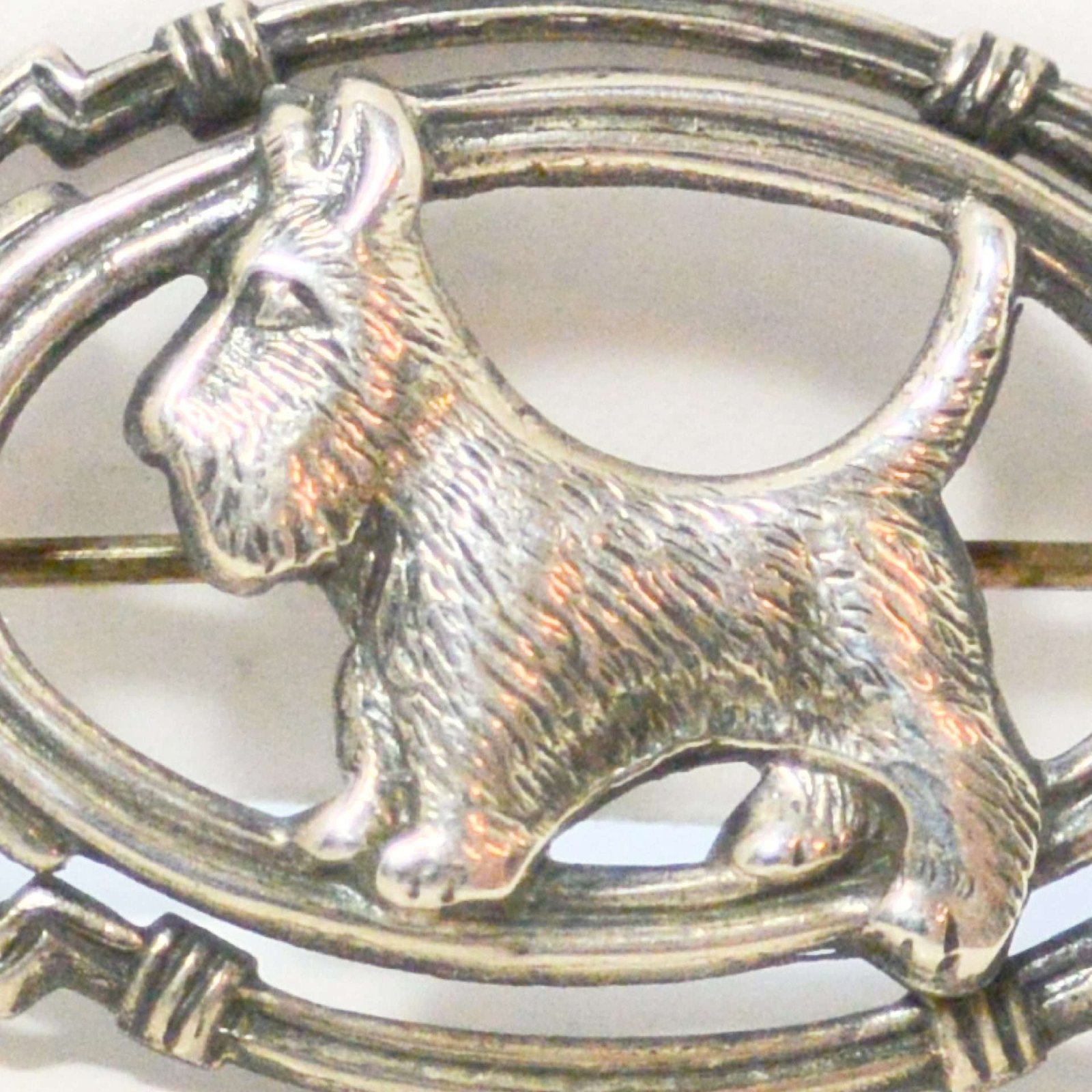 Art Deco Silver Scottish Terrier Dog Pin c.1928 JWL-2149C - A Dogs Tale ...