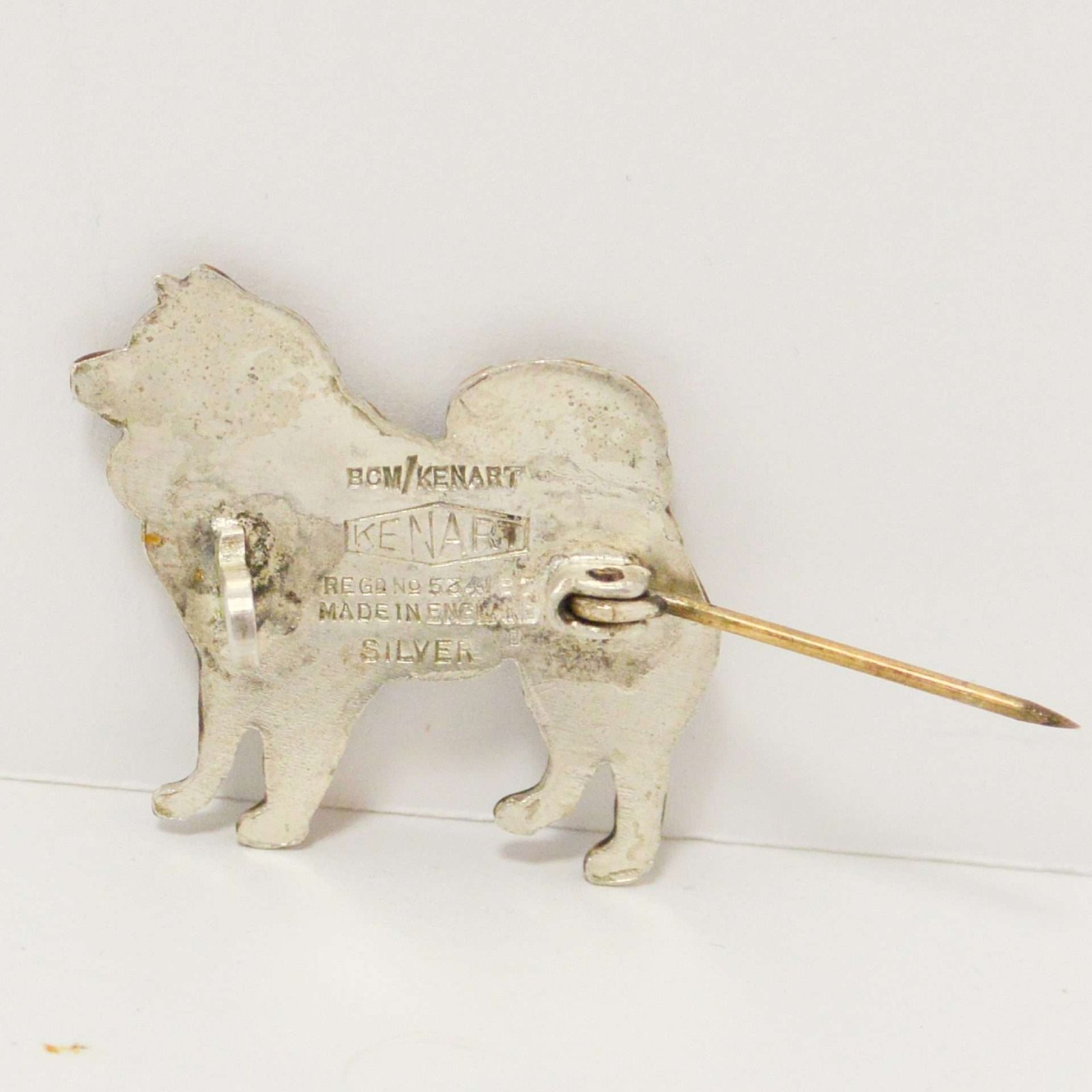 Rare Sterling Silver and Enamel Chow Chow Dog Pin - A Dogs Tale ...